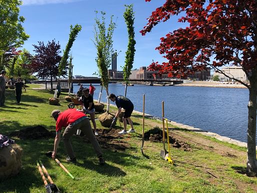 LIVING EDGE project along Providence's waterfront. Image via CIVIC