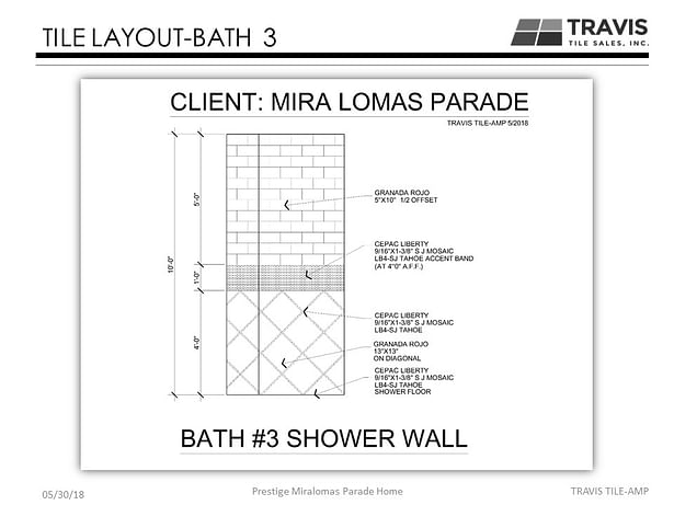 Bath #3 AutoCAD drawings