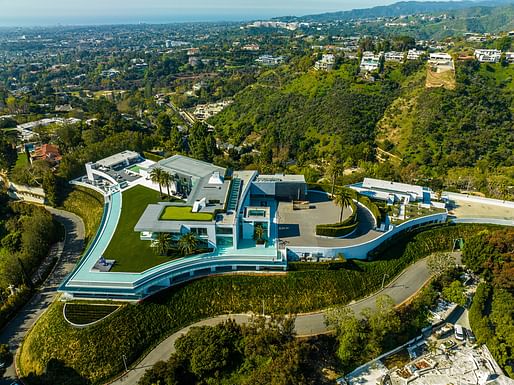 Bel Air's 105,000-square-foot 'The One' megamansion was marketed as the biggest residence in the U.S. for a cool half-billion dollars but ultimately ran into financial troubles and sold for only $126 million at a bankruptcy auction in 2022. Image courtesy Wikimedia Commons user Wallace Lin (via...