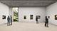 Gallery level -1 with view to Sunken Garden © Herzog & de Meuron