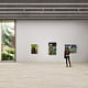 Gallery level -1 with view to Sunken Garden © Herzog & de Meuron