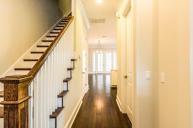 Foyer Entryway with Staircase 