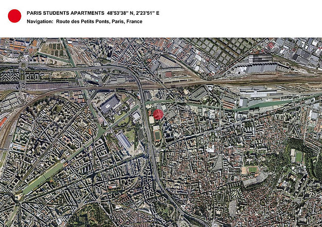 Aerial view of the site (Image: OFIS Arhitekti)