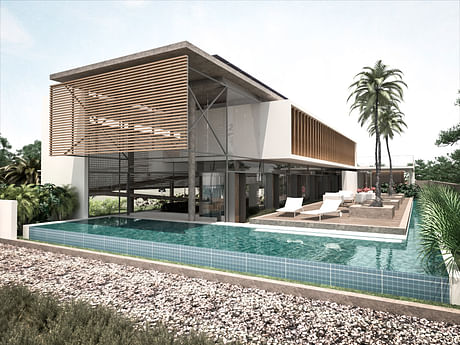 Casa en el trópico, anteproyecto de casa de playa en Costa Rica, En curso... 2021