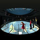 Inside the Earth Theater, which was designed as an inverse planetarium. Image courtesy of Shift Architecture Urbanism. 