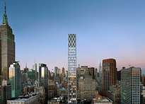 Lattice-topped spire designed by Morris Adjmi nears completion in New York City