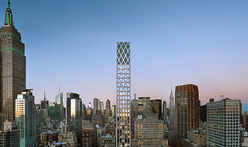 Lattice-topped spire designed by Morris Adjmi nears completion in New York City