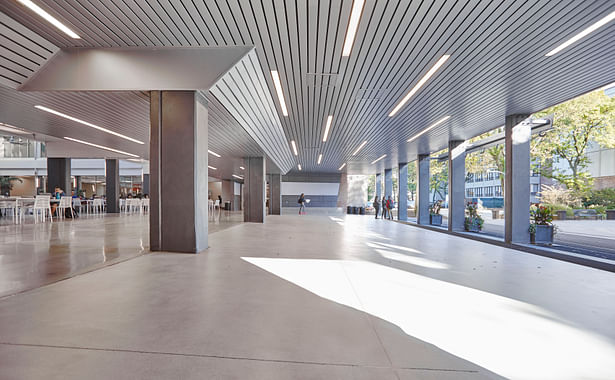 Open air courtyard entrance