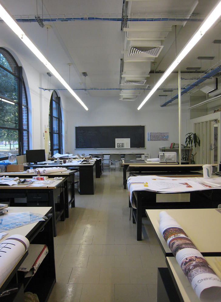 An RSA studio in between classes, Spring 2012.