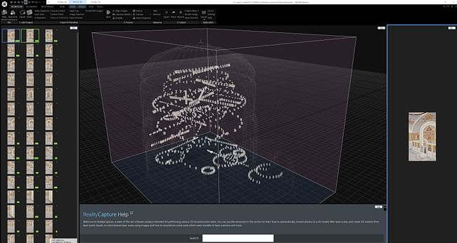 Virtual Photogrammetry for a simplified version of the model. Image courtesy G&A