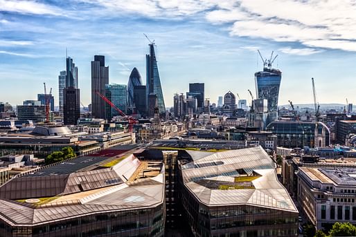 The value of the world's property markets are increasingly coincidental. Shown: The growing London skyline. Image courtesy of PXHere. 