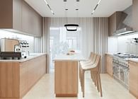 Simplicity Elevated: Antonovich Group's Modern Minimalist Kitchen Mastery