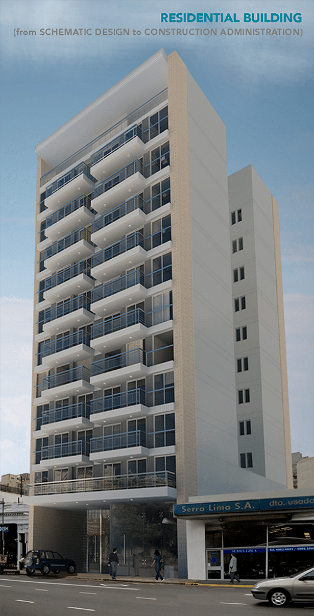 Residential building - 15 floors - 62.250sf