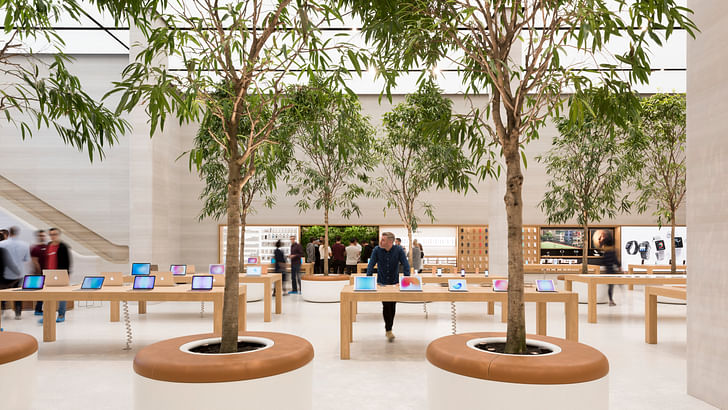 Apple Store, London, by Foster + Partners, Photo by Nigel Young
