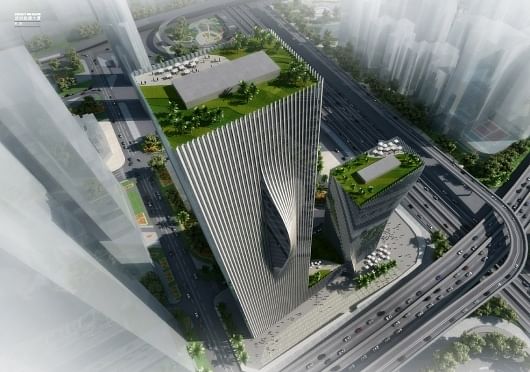 BIG's winning design for the Shenzhen International Energy Mansion