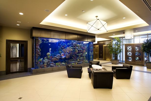 Vantage Waterfront - Designed and detailed high end lobby and law offices in building.