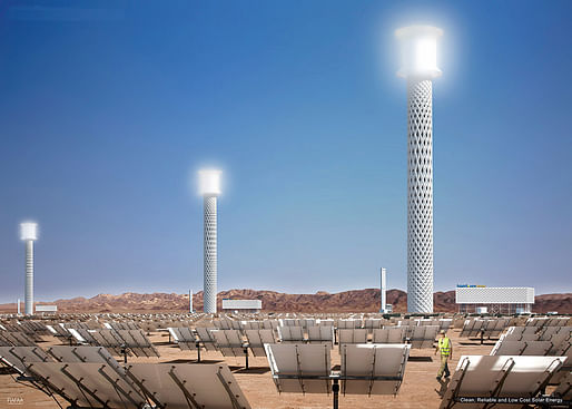 RAFAA's proposed Solar Plant Tower, Concept A (Image: RAFAA)