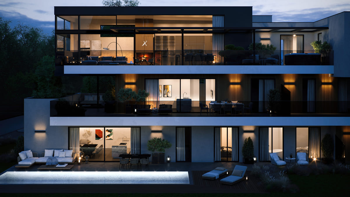 Elegance and Comfort: Residential Complex in Graz, Austria | Render ...