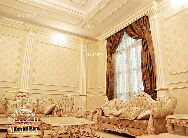 Majlis design in luxury villa