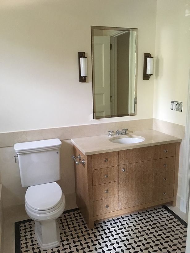 New bathroom configurations and configurations throughout