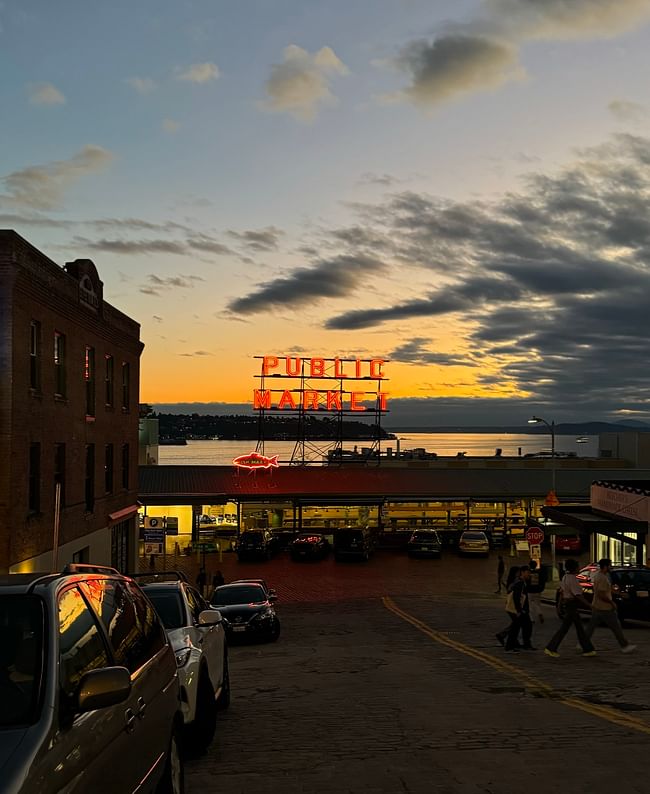 View of Pike Place Market. Image credit: Field Operations