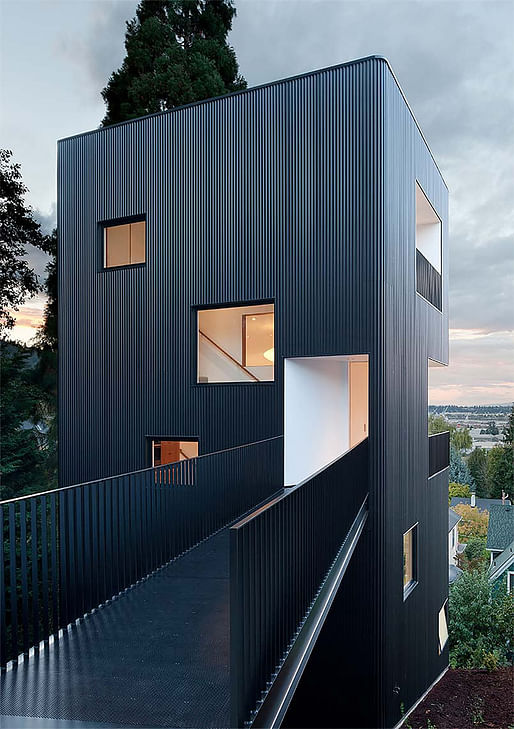 Tower House by Waechter Architecture. Photographer: Lara Swimmer.