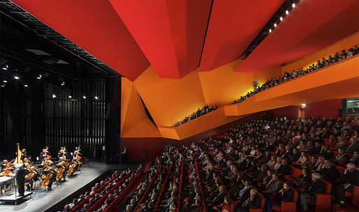 Théodore Gouvy Theatre in Freyming-Merlebach, France by Dominique Coulon & associés; Photo: Thibaut Muller 