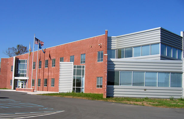 Exterior photo of completed construction