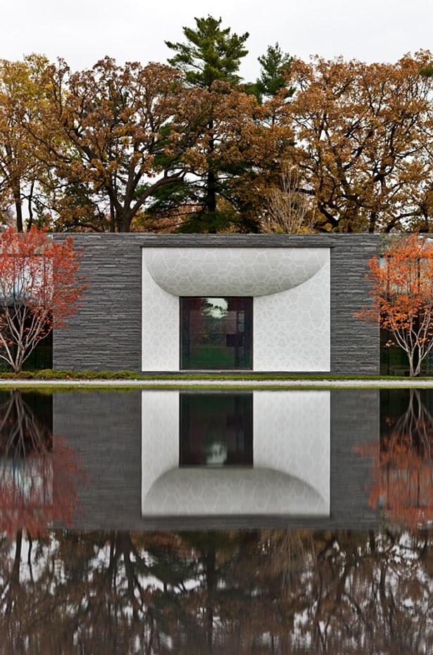 Lakewood Cemetery Garden Mausoleum South exterior detail: crypt chamber photo: © Paul Crosby