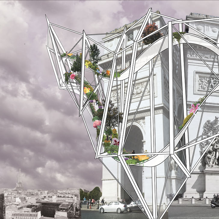 Arc De Triomphe: 'Exterior View' by Parker Ammann.