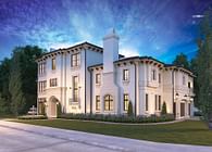 3D rendering of Family House in Houston