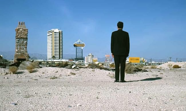 Architect Robert Venturi in Las Vegas in 1966. Photograph- Denise Scott Brown VSBA