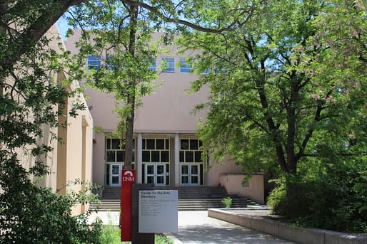 Center for Arts Building. Photo courtesy of the University of New Mexico.
