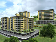 Apartment complex Project. 5 buildings - 155 apartments - 594,673 SF