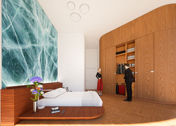 Interior-Masterbedroom[Render © Arian Hakimi Architects]