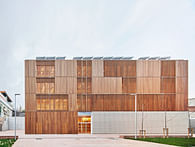New timber building by Haz Arquitectura employs a range of sustainable features to reduce its carbon footprint