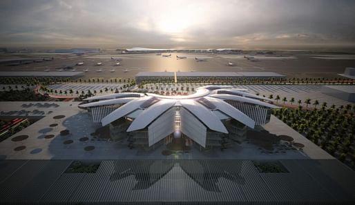Qatar Civil Aviation Authority Headquarters Image © Grimshaw