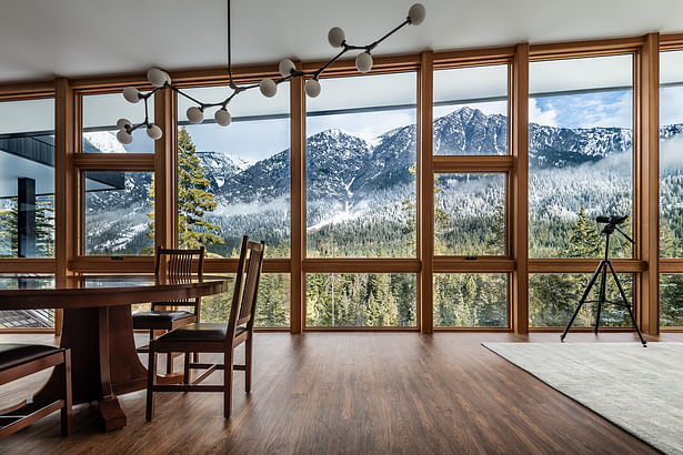 Icicle Creek Retreat - great room to views