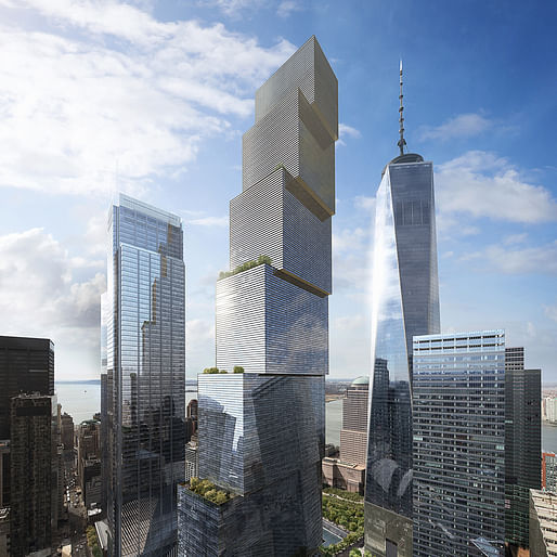 2 World Trade Center. Image via Bjarke Ingels Group
