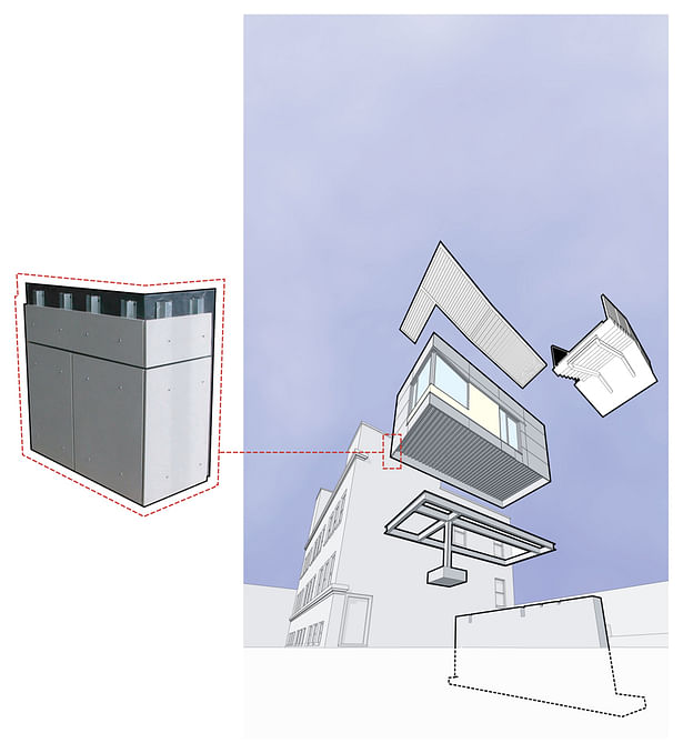 OFFICES OF EVG & CO. - Mock up and pavilion components