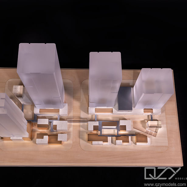 Aedas 1:400 Commercial Street art Model