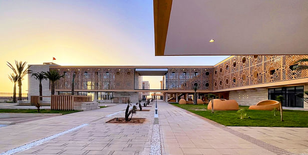 FACULTY OF MEDECINE OF LAAYOUNE, MOROCCO Crédit photos: @sama.architectes