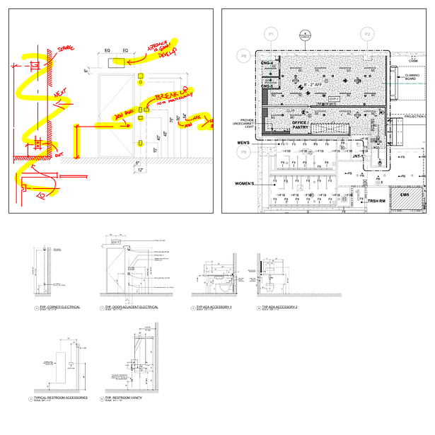 Compliance, coordination, and collision drawings.