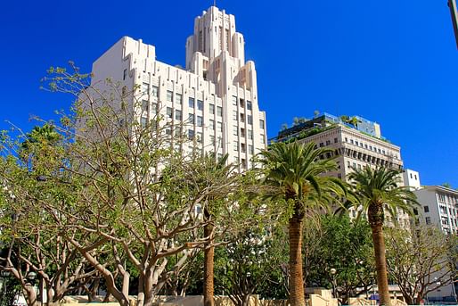 The 1928 Guarantee and Trust Company Building in Downtown Los Angeles was recently purchased by UCLA. Image credit: <a href="https://commons.wikimedia.org/wiki/File:Title_Guarantee_and_Trust_Company_Building,_401-411_W._5th_St._Downtown_Los_Angeles_1.jpg">Wikimedia user Mike Jiroch</a> licensed under CC BY-SA 3.0