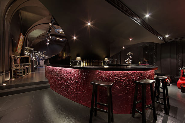 The Cigar & Whisky Bar under the Mezzanine