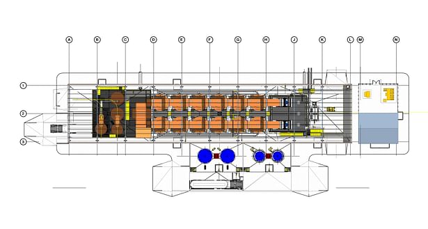 Carbon in Column (CIC) Process Plant – Mining Industrial - Layout Plan