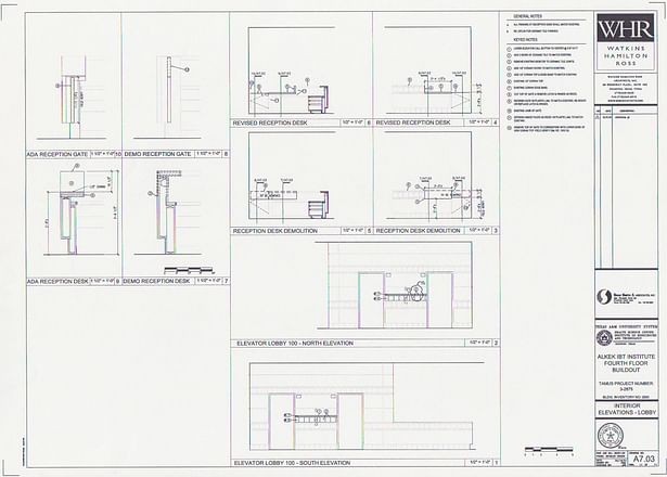 Architecture Sheet Set
