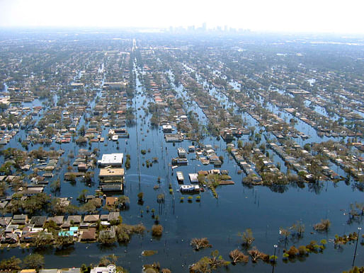 A 2016 study in the journal Nature: Climate Change estimates that upwards of 4 million Americans would have to relocate away from the coast if sea levels rose 3 feet. Photo: Flooded New Orleans in 2005 after it was hit by Hurricane Katrina, tied with 2017's Hurricane Harvey as the costliest recorded tropical cyclone at a reported $125 billion in damage.
