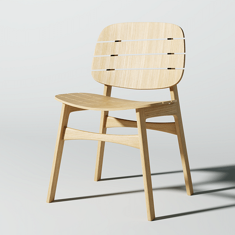 Iteration of Simple Wooden Chair