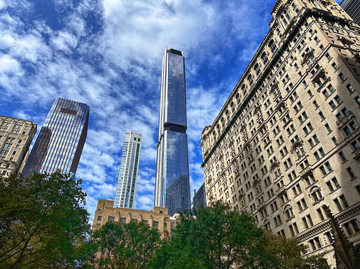 Construction progress on The Greenwich by Rafael Viñoly in 2023. Image: Michael Young (provided).